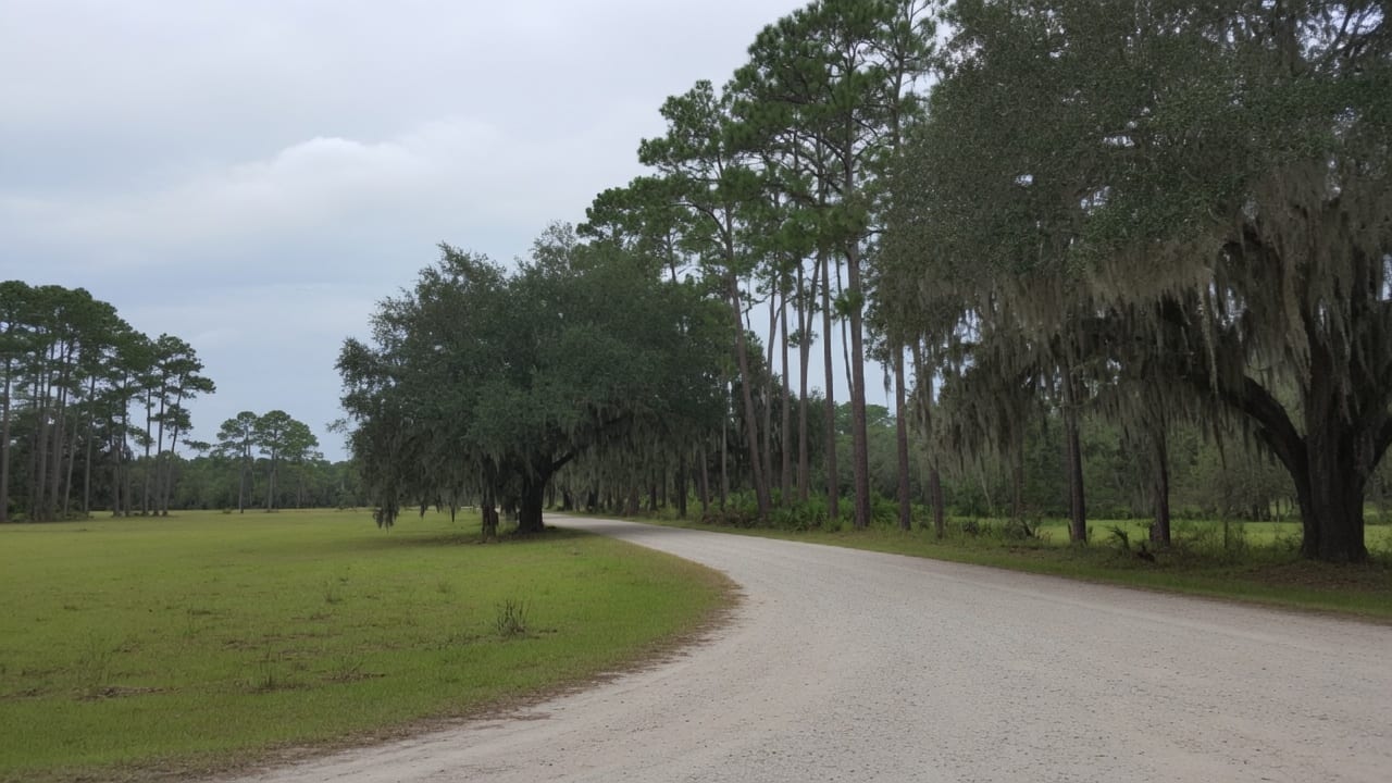 Rural North Florida countryside near Jennings